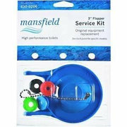 Mansfield 630-0207-12 Universal Rubber Flapper Rubber Kit 3 L In.