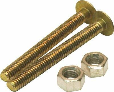 Proplus 192019 Oval Closet Bolt, 5/16" x 1-3/4", Solid Brass