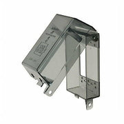 Arlington - Dri-Box Adapters with Non-Metallic Cover and Base - Vertical - Single Gang - Clear - DBPV1C