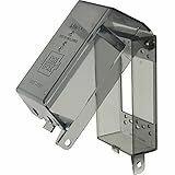 Arlington - Dri-Box Adapters with Non-Metallic Cover and Base - Vertical - Single Gang - Clear - DBPV1C