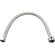 DURAPRO 275127 Durapro Toilet Tank Water Supply Line, 1/2" FlarEx7/8" Ballcock Nut x 12" Long