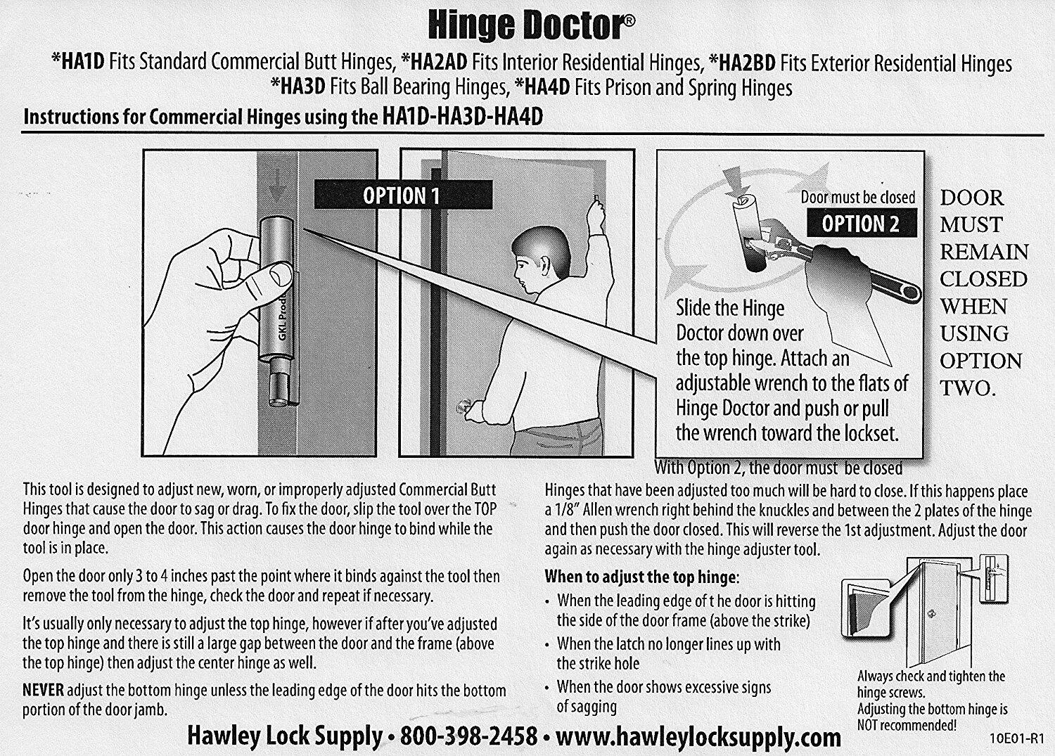 Hinge Doctor HA3D For Ball Bearing Hinges