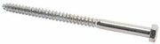 Hodell-Natco Industries LAGS0250400CZ He x Head Lag Screws (100 Pack), 1/4" x 4" - 818257
