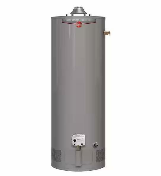 Rheem XG40T09HE40U0 Performance Plus 40 Gal. 40,000 BTU Natural Gas Water Heater