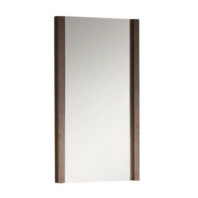 Fine Fixtures MOM16WE Modena 17 3/4 Inch x 31 1/2 Inch Wall Mount Rectangular Mirror, Wenge