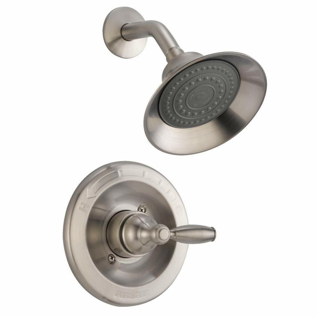 Peerless PTT188780-BN Claymore Single-Handle Shower Trim Kit, Brushed Nickel (No Valve)