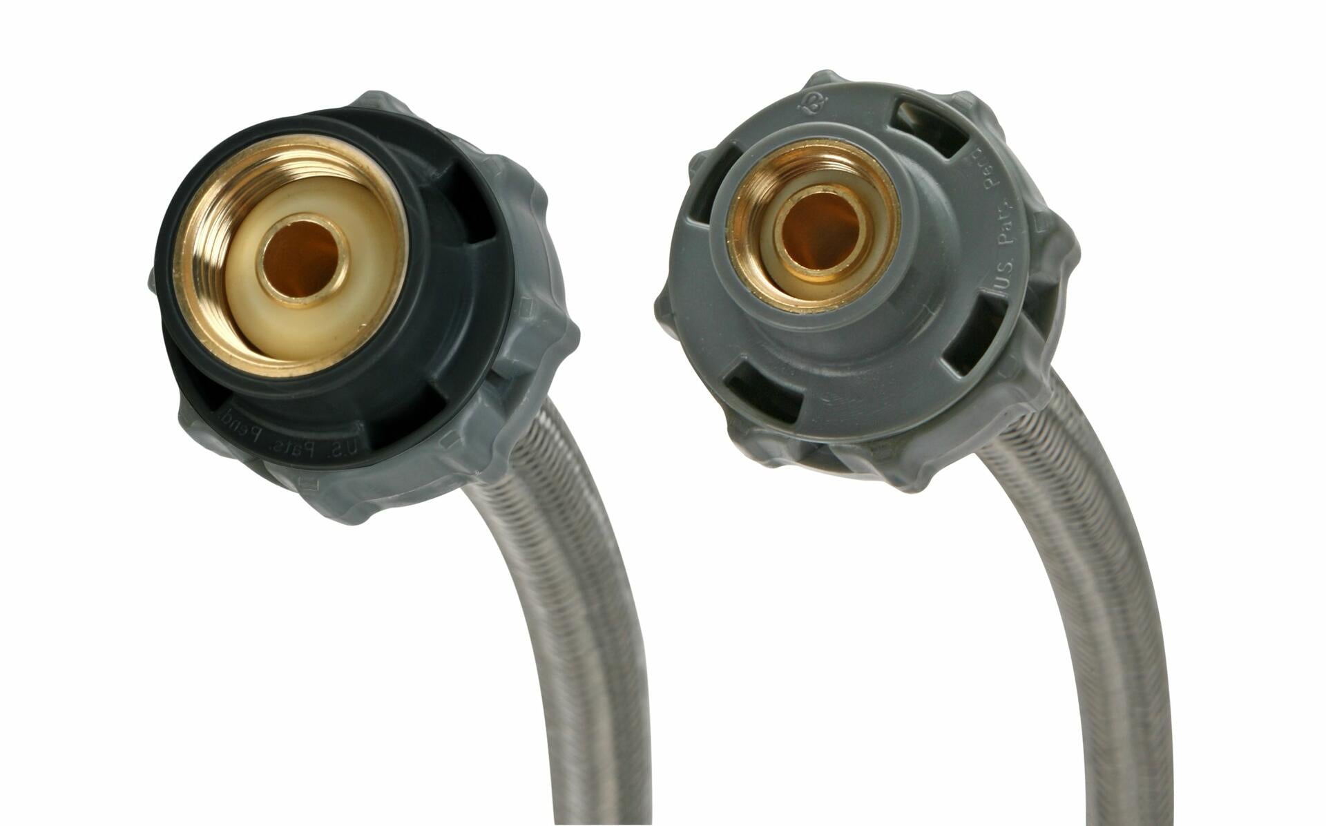 Fluidmaster B1F30CS CLICK SEAL Faucet Connector, Braided Stainless Steel - 3/8-Inch Compression Thread x 1/2-Inch F.I.P. Thread, 30-Inch Length