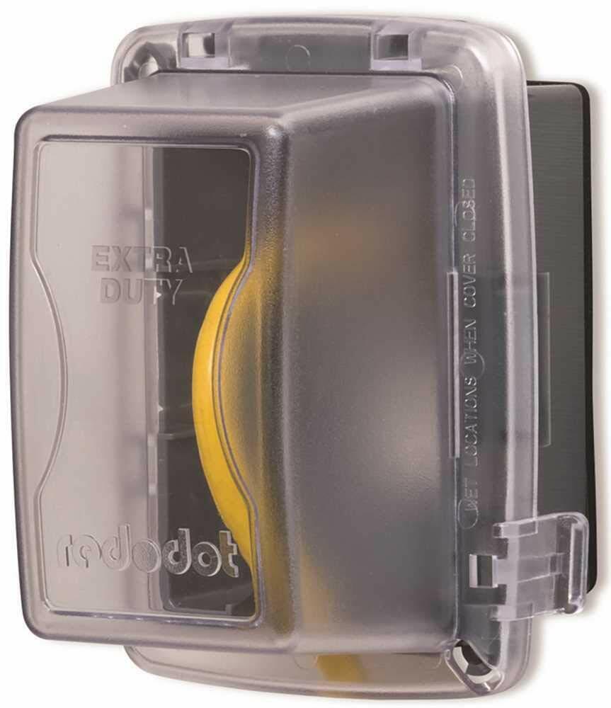 Thomas & Betts Clear 1gang Deep Cover