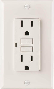 PREFERRED INDUSTRIES GIDDS-2498568 Gfci Receptacle, White, Nema 5-15R, 120 Volts, 15 Amps-2498568