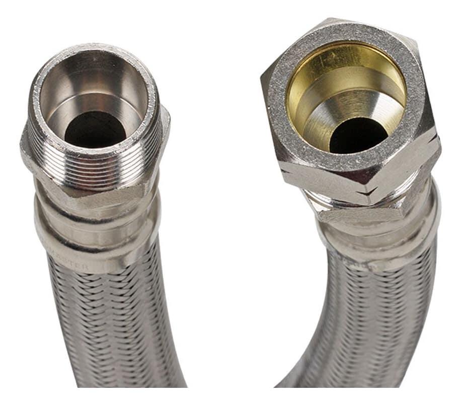 Fluidmaster B2H18 Braided Stainless Steel Water Heater Connector 18
