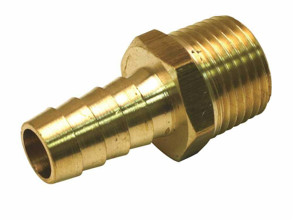 PROPLUS GIDDS-261069 Brass Hose Barb Adapter, 5/8" Barb x 3/8" Mip, Lead Free