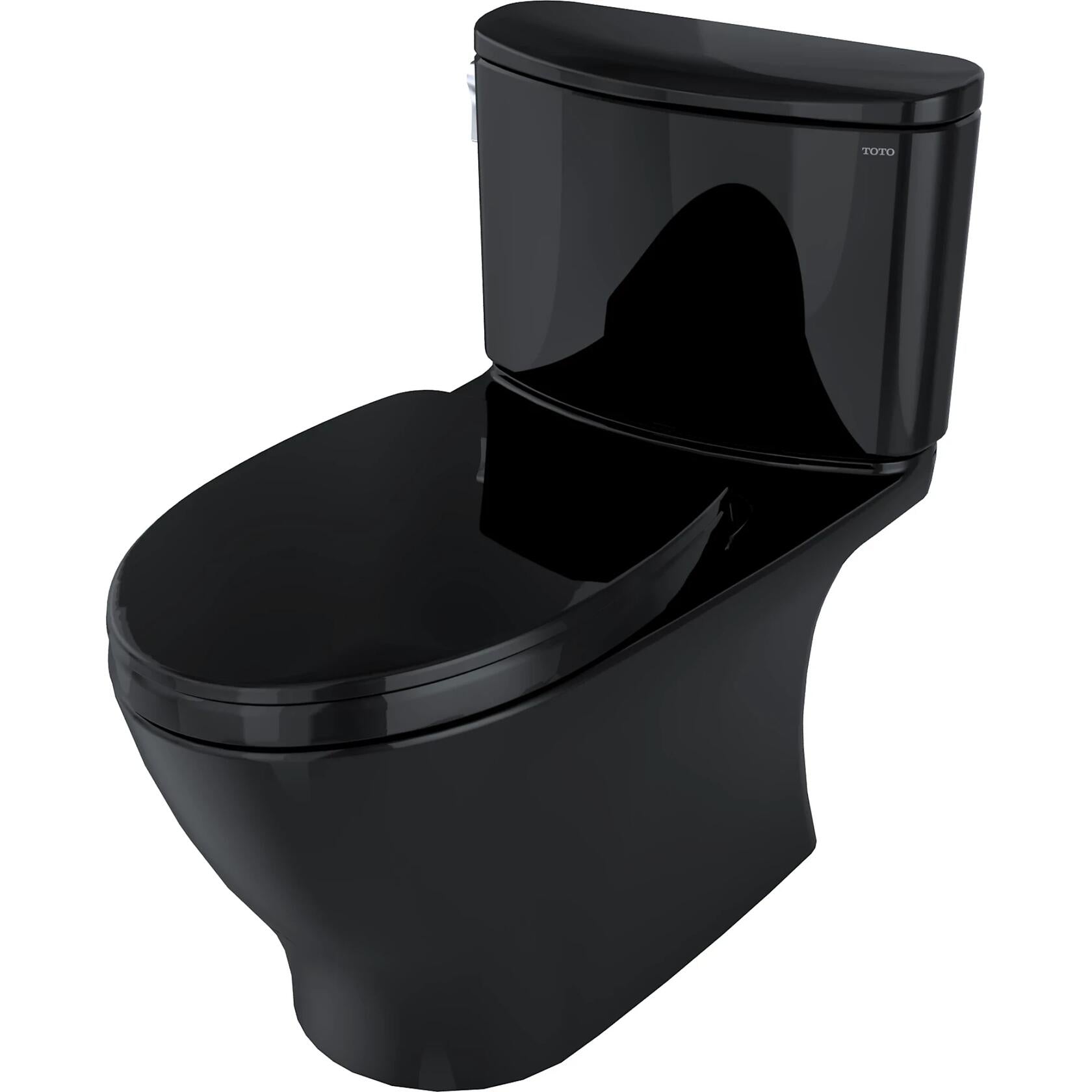 Toto CT442CUFT40#51 Ebony Nexus Elongated Chair Height Toilet, Ebony
