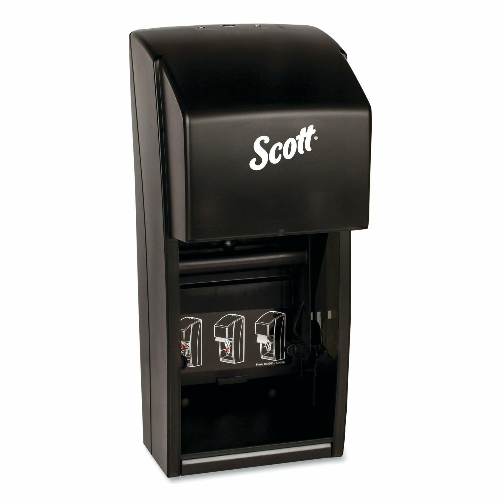 Scott Professional Vertical Standard Roll Toilet Paper Dispenser (09021)