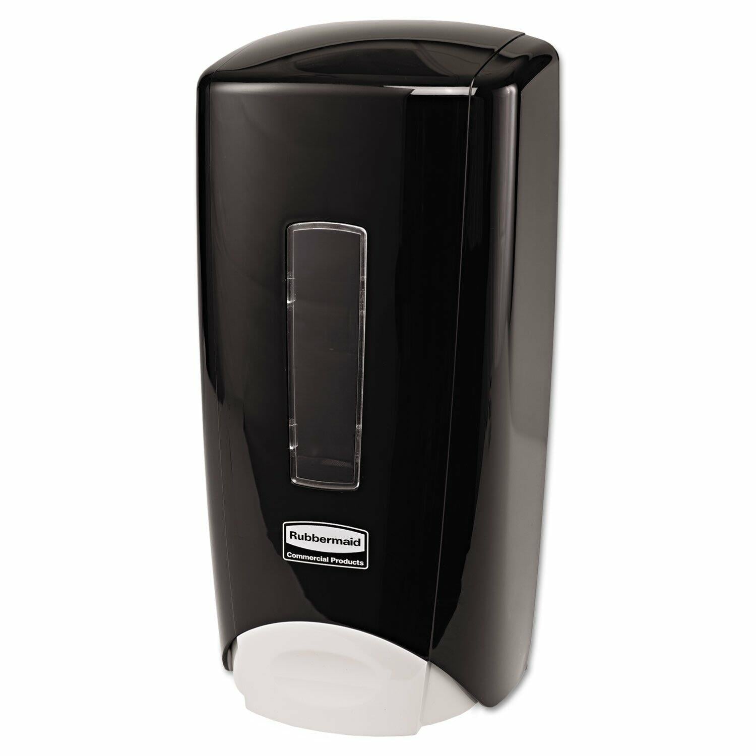 Rubbermaid Commercial 3486592 Flex Wall-Mounted Manual Skin Care Dispenser, Black, 1000- to 1300 mL