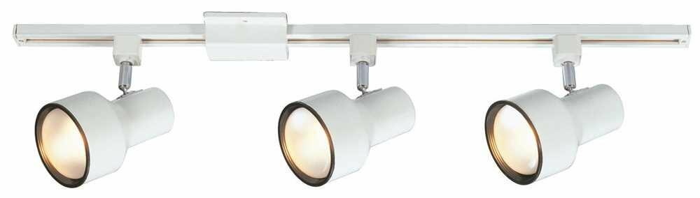 National Brand Alternative 671907 Head Track Light Kits with 3 Heads, White