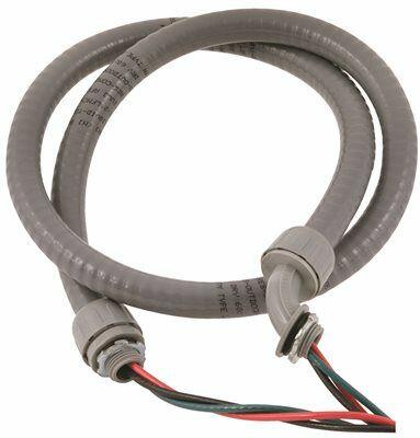 AIR CONDITIONER OR UNIT EQUIPMENT A/C WIRING WHIP 3/4 IN. X 4 FT. 3 8 THHN
