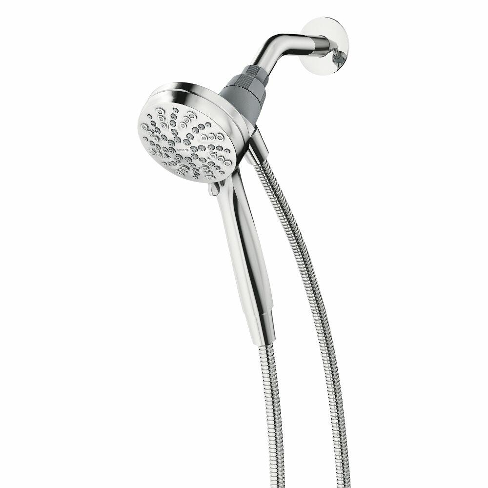 Moen Magnetix Engage 26100EP 6-Setting Handheld Round Showerhead Hand Shower w/ Magnetic Dock (Chrome)