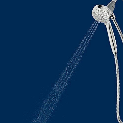 Moen Magnetix Engage 26100EP 6-Setting Handheld Round Showerhead Hand Shower w/ Magnetic Dock (Chrome)