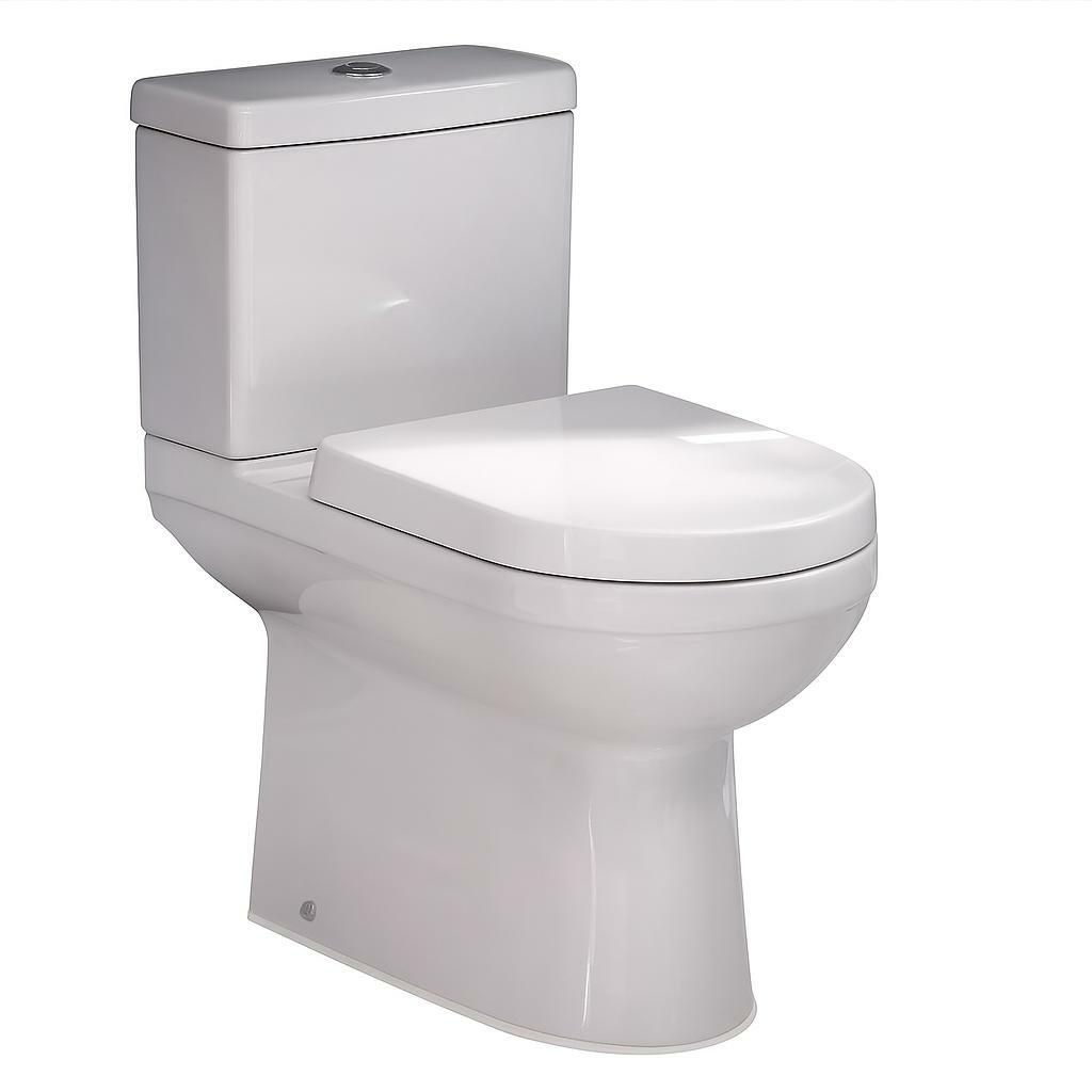 Miseno MNO560CBWH Cascade Two-Piece High Efficiency Toilet with Elongated Chair Cascade Two-Piece High Efficiency Toilet - White