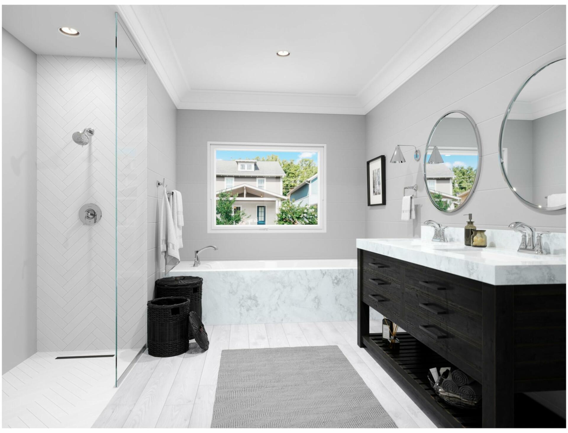 Pfister LG48-WD0C Woodbury 2-Handle 4" Centerset Bathroom Faucet w/ Push & Seal Drain (Polished Chrome)