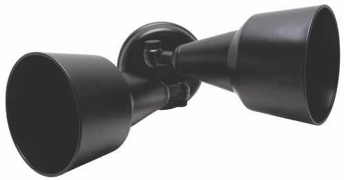 Monument 617048 Dual-Head Floodlight with 2 150W Par Lamps, Black