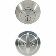 BHP Single Cylinder Deadbolt in Dull Chrome