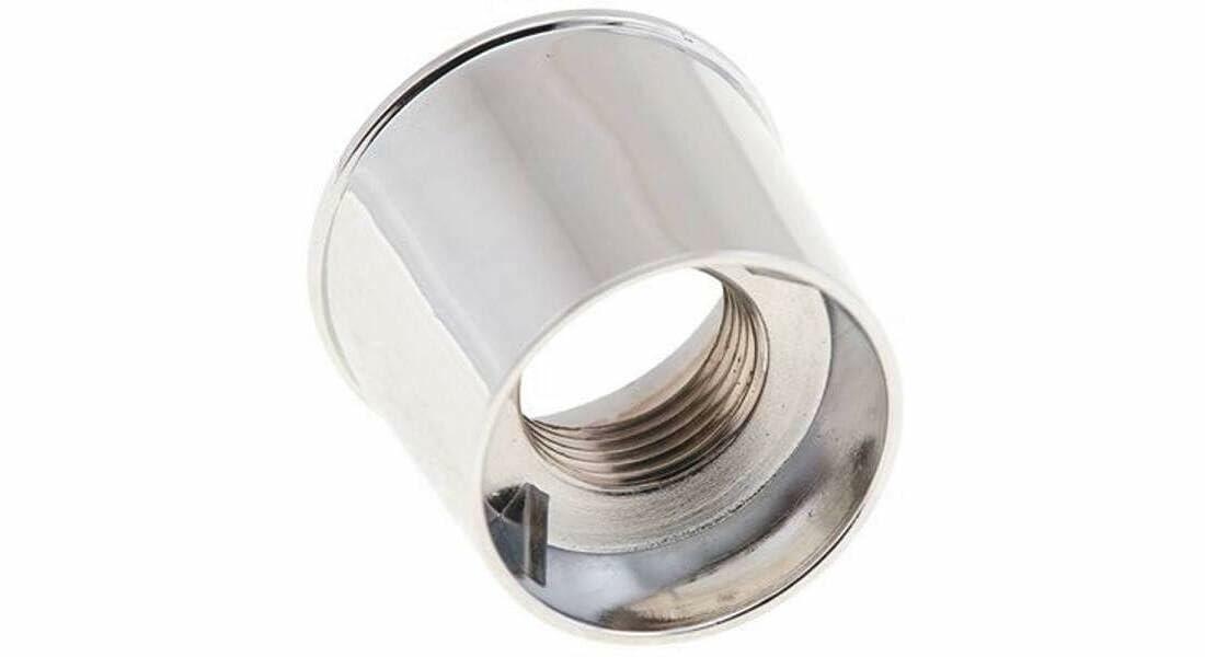 ProPlus GIDDS-900147 Chrome Bathtub Escutcheon Holder for Crane Fixtures 1-1/16" x 1-1/4"