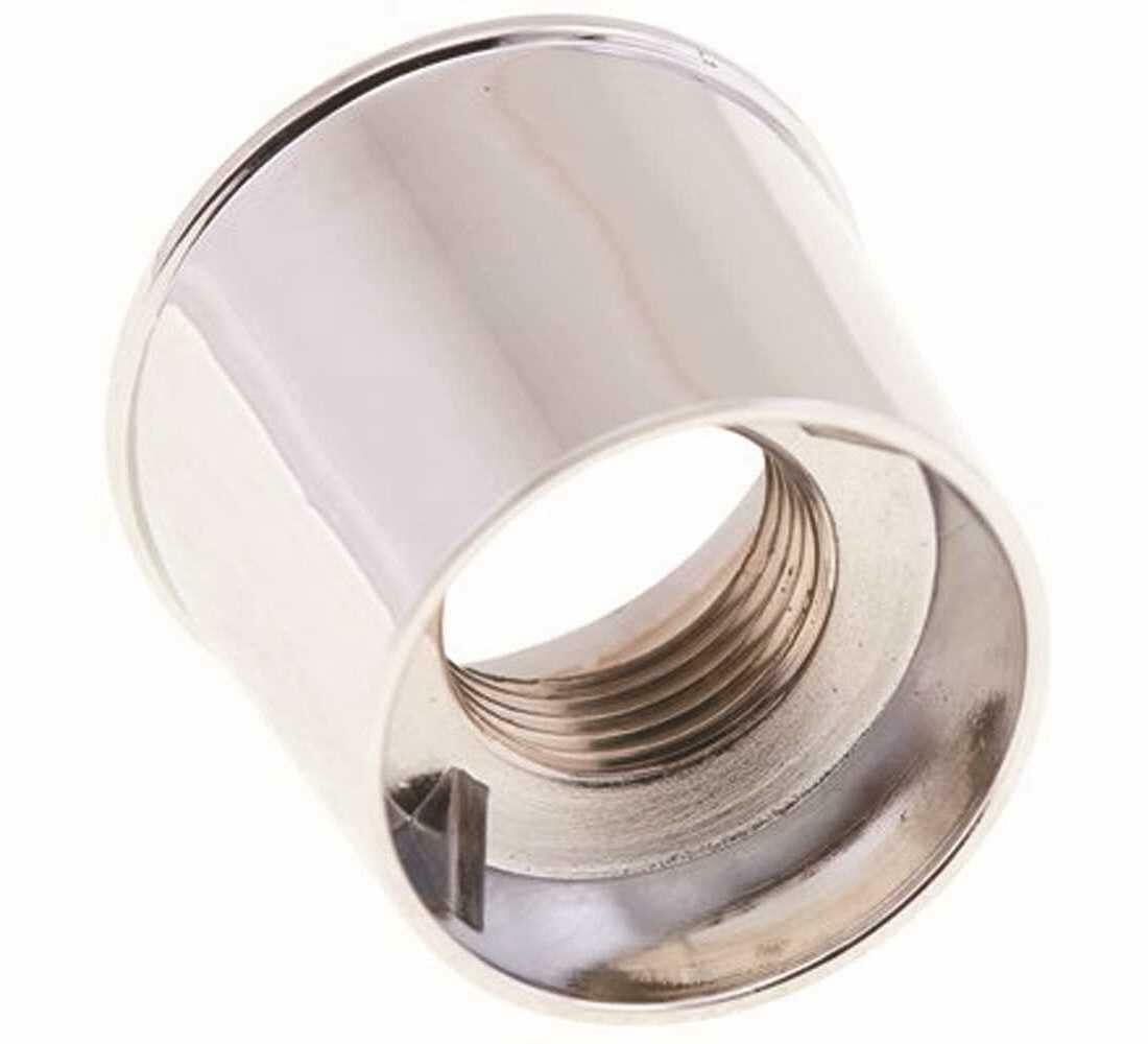 ProPlus GIDDS-900147 Chrome Bathtub Escutcheon Holder for Crane Fixtures 1-1/16" x 1-1/4"