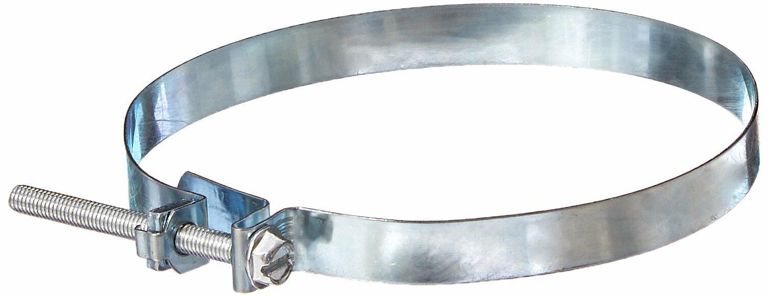 Norma Pennsylvania Inc Breeze DV4 4" Galvanized Nut and Bolt Style Clamp for Dryer Vent Installation