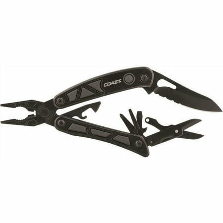 Coast LED155 13-in-1 Multi-Tool LED Pliers Screwdriver Bottle Can Opener Wire Cutter Stripper Knife Blade
