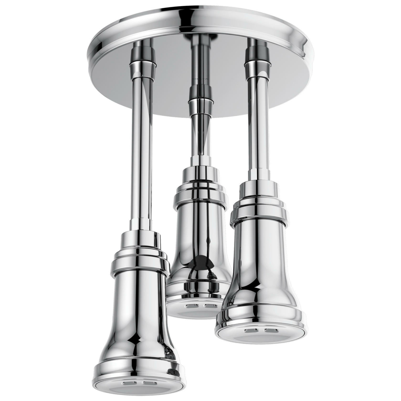 Delta 57190-25 Zura H2O Kinetic 2.5 GPM Ceiling-Mount Pendant Raincan Shower Head (Chrome)