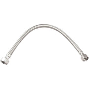 DuraPro 157715 1/2" Compression x 1/2" FIP x 12" Braided Stainless Steel Bathroom Faucet Supply Line Hose