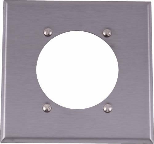 Preferred Industries 611400 Polished 2-Gang 4-Wire Dryer Wall Plate with 2-15/32" Mounting Hole