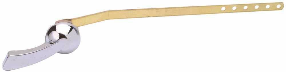 Proplus 191011 Chrome Toilet Tank Lever for Recessed Closet Universal Front Mount Design