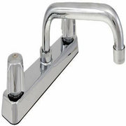 ProPlus 2498341 Two Handle Kitchen Faucet 1.8 GPM Water Saving Chrome Lead Free