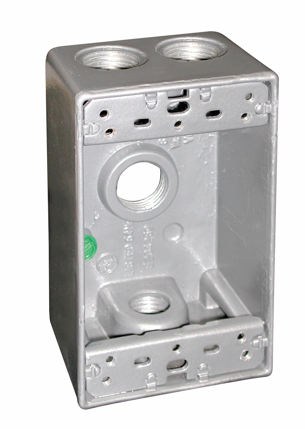 Preferred Industries 662031 Heavy Duty Aluminum Single Gang Weatherproof Electrical Box