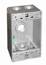 Preferred Industries 662031 Heavy Duty Aluminum Single Gang Weatherproof Electrical Box