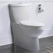 Miseno MNO490EC Bella Dual Flush Two Piece Chair Height Elongated Toilet Bright White (1.1/1.6 GPF)