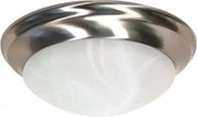 Satco Monument GIDDS-103084 Twist and Lock Flush Mount Ceiling Fixture 11-1/2" Textured White