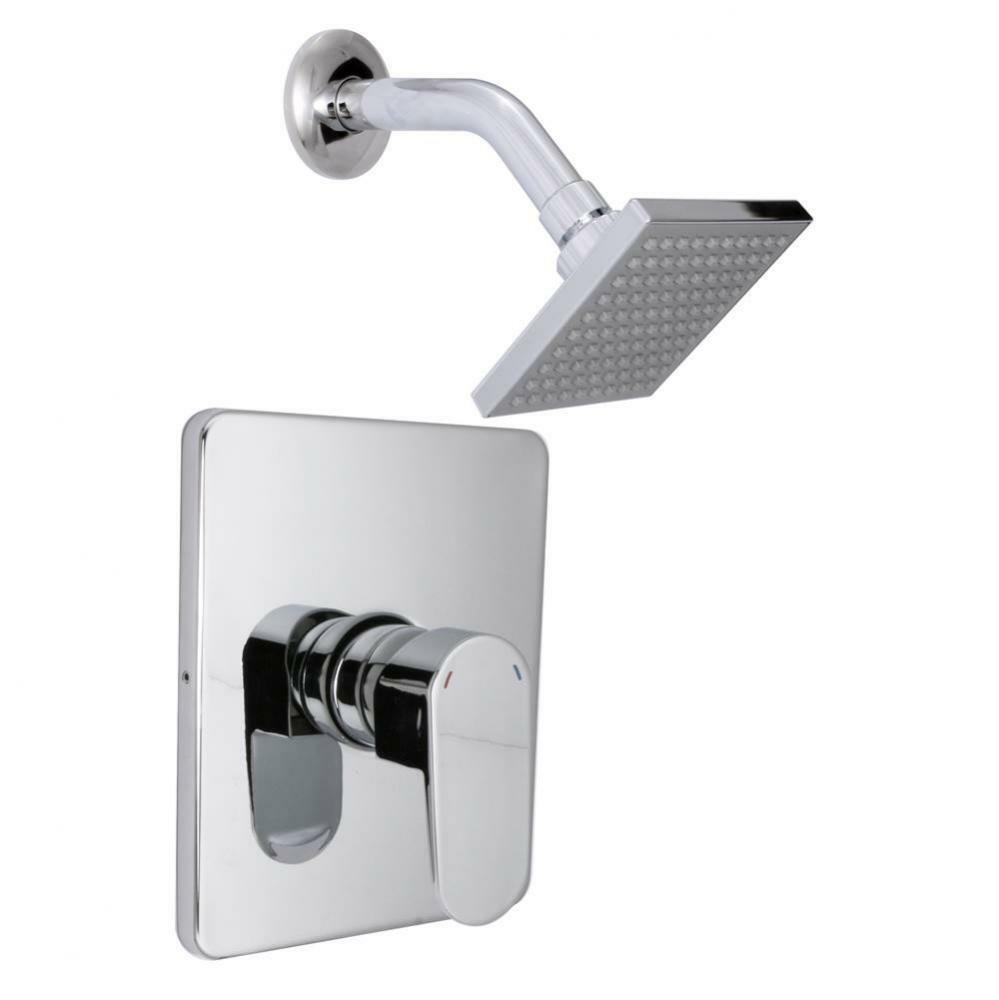 Huntington Brass P6181001 Reflection Shower Trim Kit: Shower Head + Face Plate (Chrome)