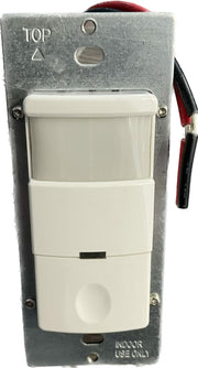 Preferred Industries 106785 Commercial Motion Sensor 120V 800W Lights Off OCC Vacant White