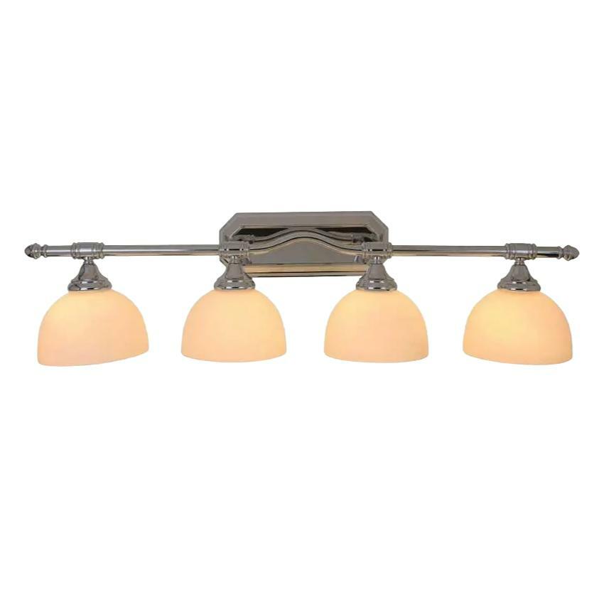Monument 617087 4-Light 32" Wide Decorative Bathroom Vanity Lighting Fixture (Brushed Nickel)