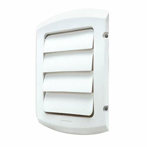 Dundas Jafine LC6WX 6" Louvered Vent Cap Non-Stick UV Resistant Plastic (White)