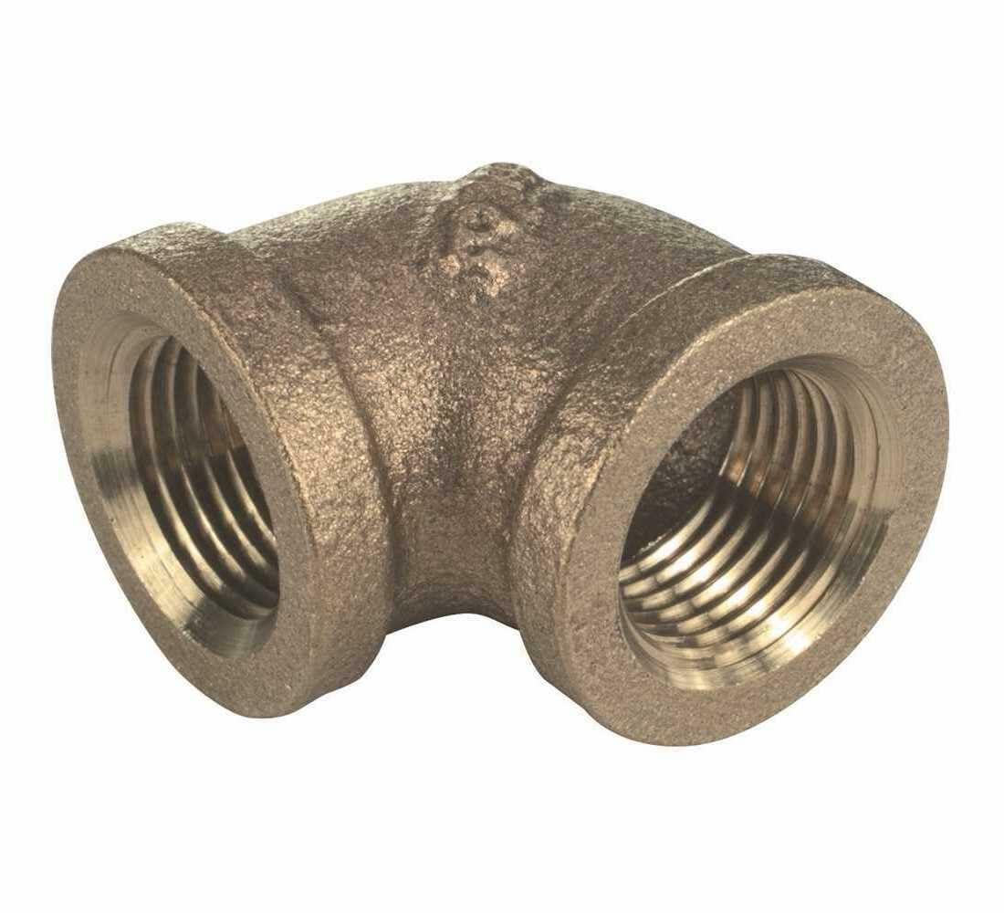PROPLUS GIDDS-100-16 1" 90 Degree Elbow Brass Pipe Fitting Female Threads