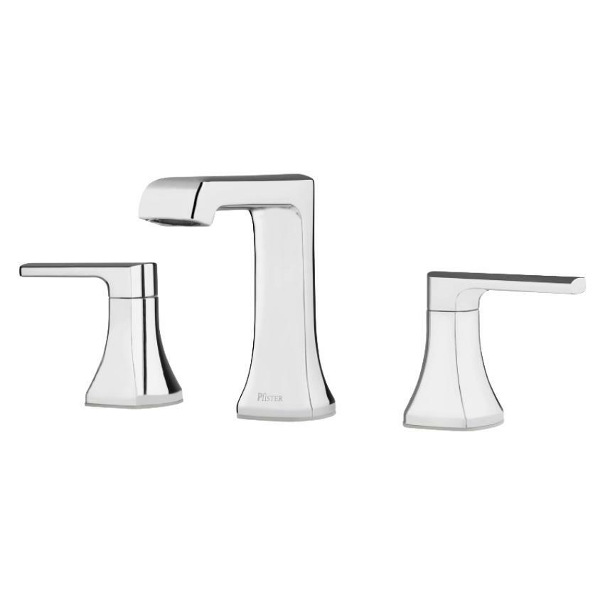 Pfister LF-049-PEC Penn 2-Handle 8" Widespread Bathroom Faucet w/ Push & Seal Drain (Polished Chrome)