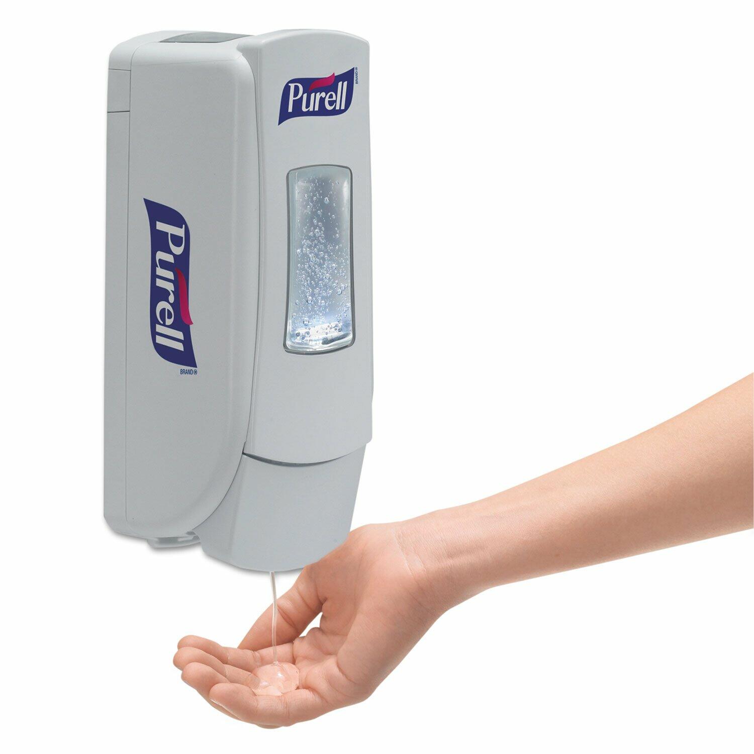 Purell ADX-7 Push-Style Hand Sanitizer Dispenser for 700 mL Refills (White)