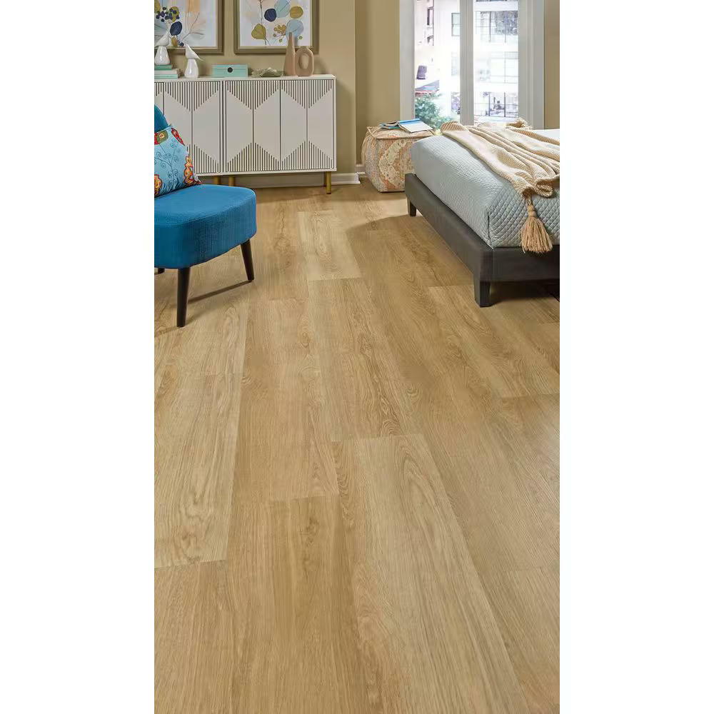 Lifeproof Click Lock Waterproof Vinyl Flooring 9.56" x 60" x 6.5mm (Garden Circle Oak)
