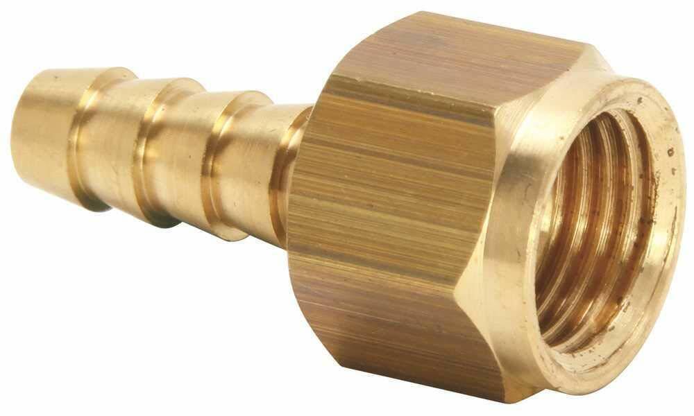 Proplus GIDDS-261035 Hose Barb Swivel Adapter 1/4" Barb x 1/4" FIP (Brass)