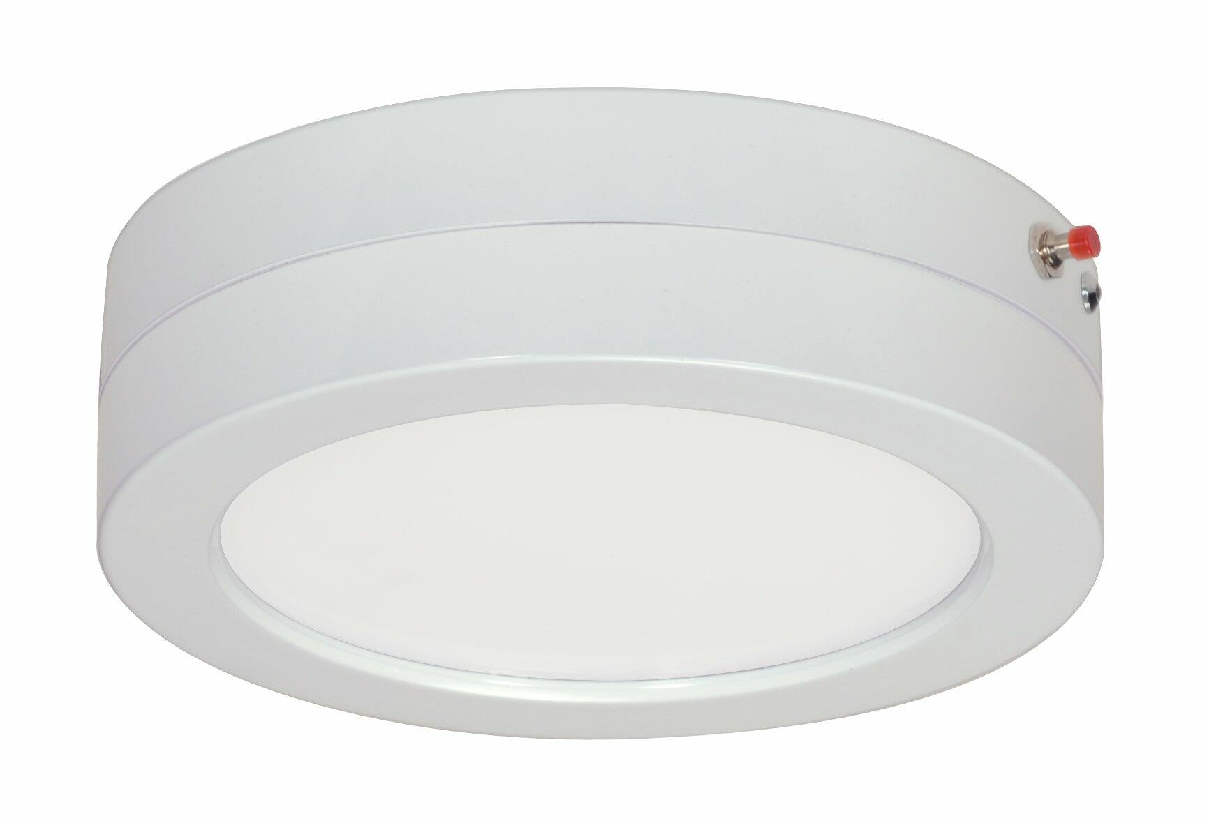 Satco S9656 Emergency 18.5W LED Light Bulb Battery Backup 120V (White)