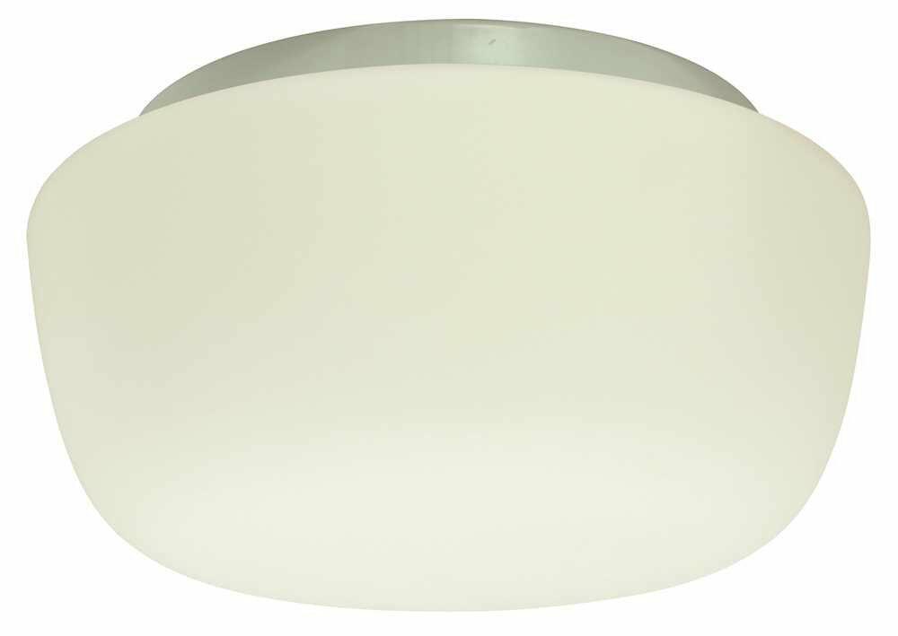 National Brand Alternative 671701 Triplex Opal Glass 11-1/2" 2-Light (White)